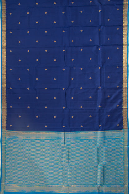 Soft Silk Butta Royal Blue Saree