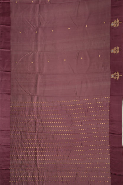 Banarasi Katan Silk Butta Purple Saree