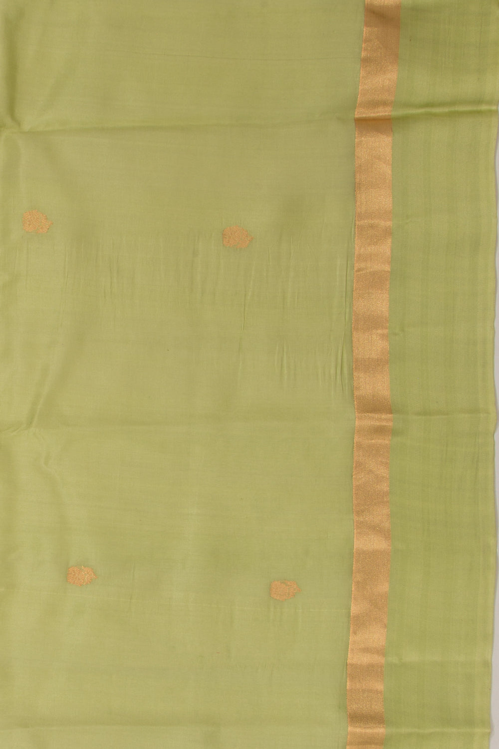 Banarasi Katan Silk Butta Green Saree