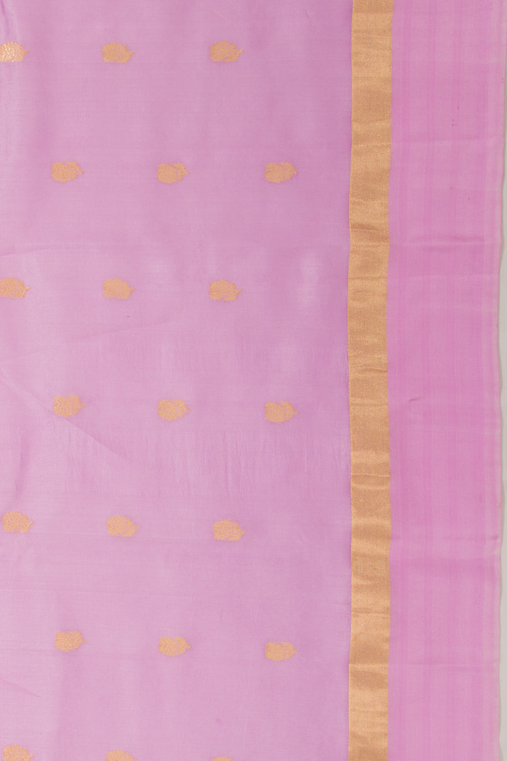 Banarasi Katan Silk Butta Lavender Saree