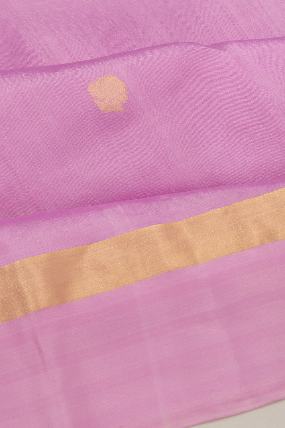 Banarasi Katan Silk Butta Lavender Saree
