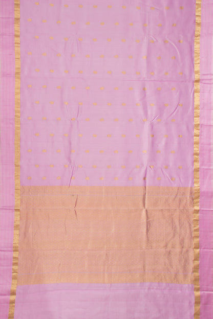 Banarasi Katan Silk Butta Lavender Saree