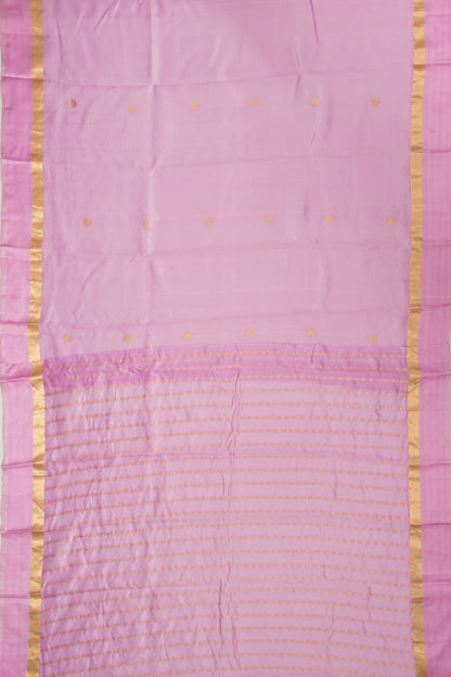 Banarasi Katan Silk Butta Lavender Saree