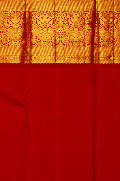 Kanchipuram Silk Brocade Sky Blue Saree