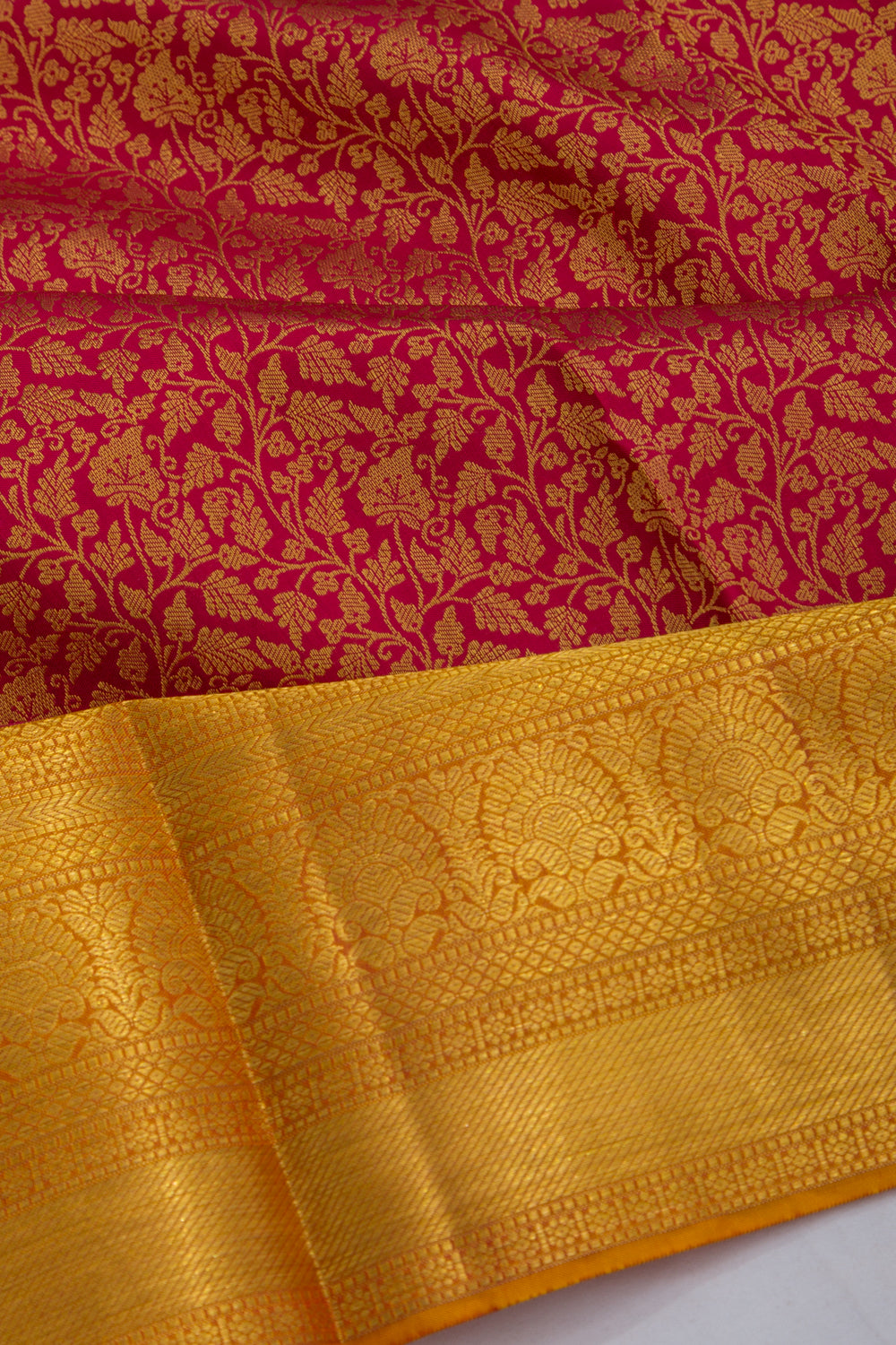 Taranga Kanchi Silk Brocade Maroon Saree