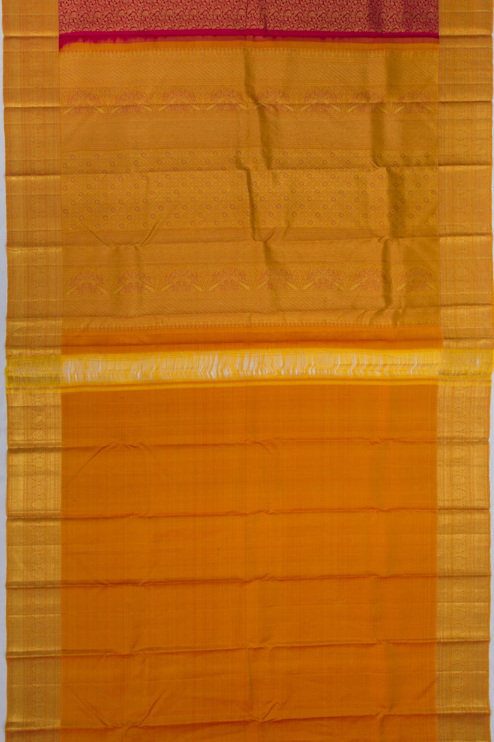 Taranga Kanchi Silk Brocade Maroon Saree