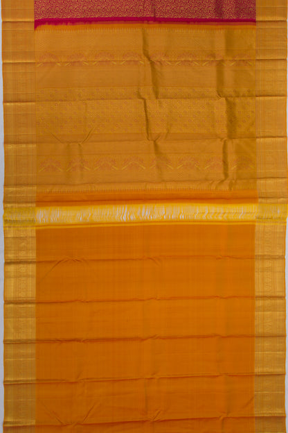 Taranga Kanchi Silk Brocade Maroon Saree