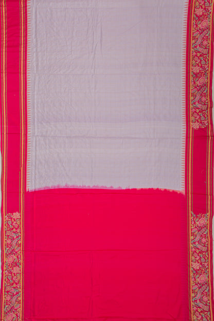 Soft Silk Checks Lilac Saree