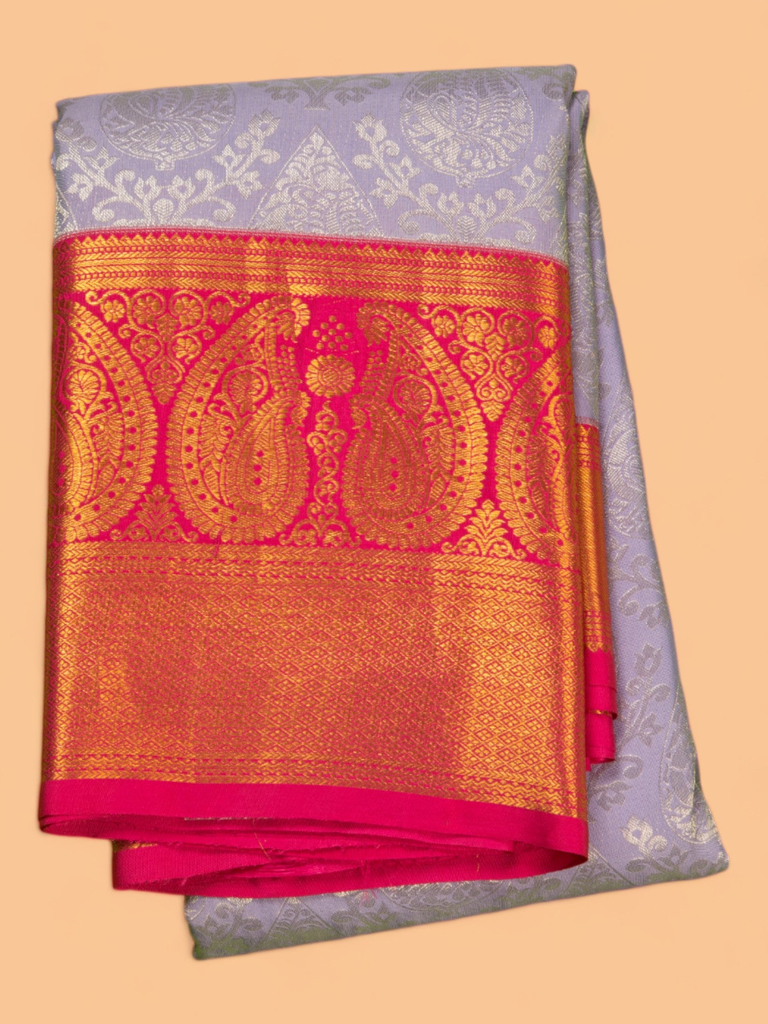 Taranga Kanchi Silk Brocade Blue Saree