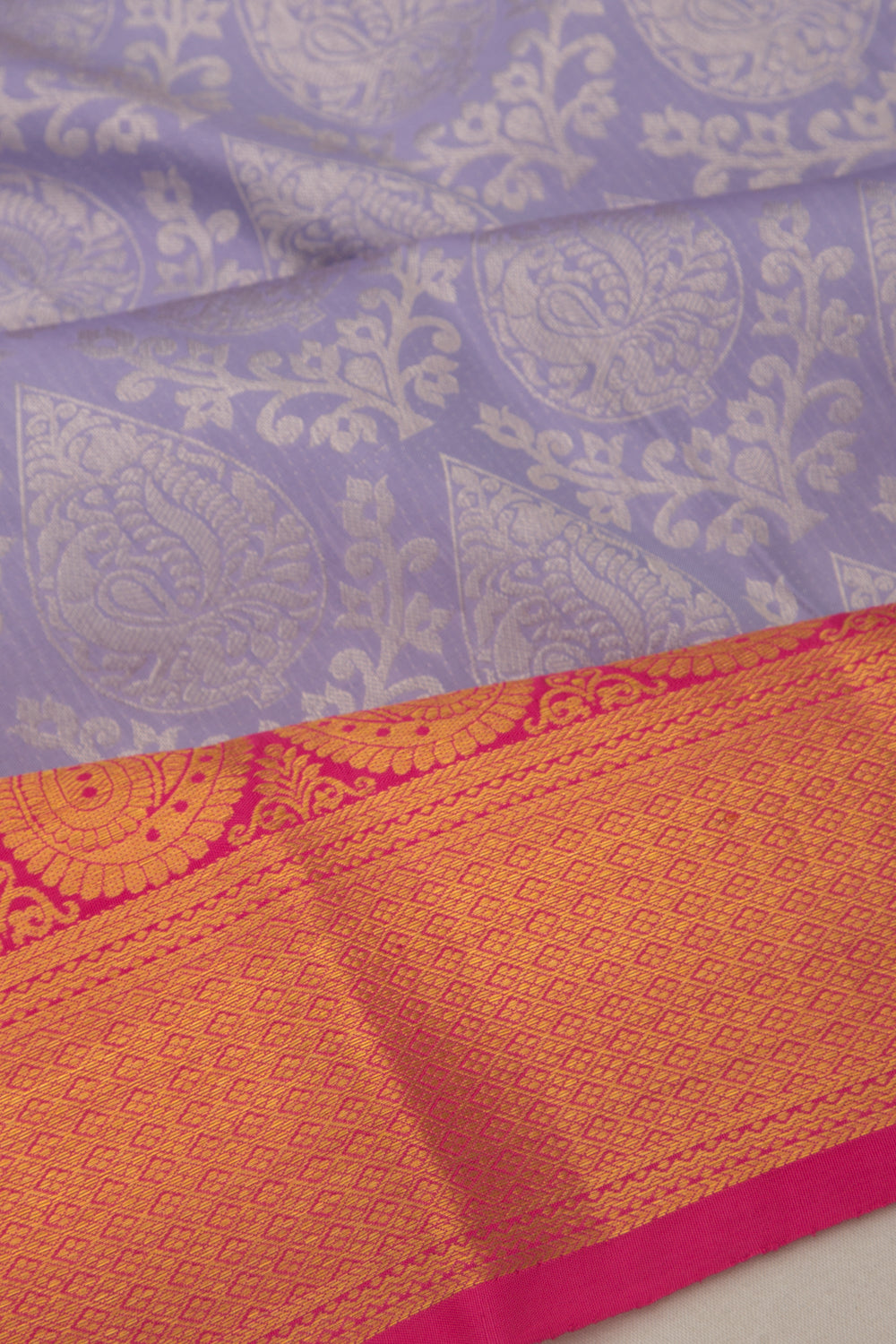 Taranga Kanchi Silk Brocade Blue Saree