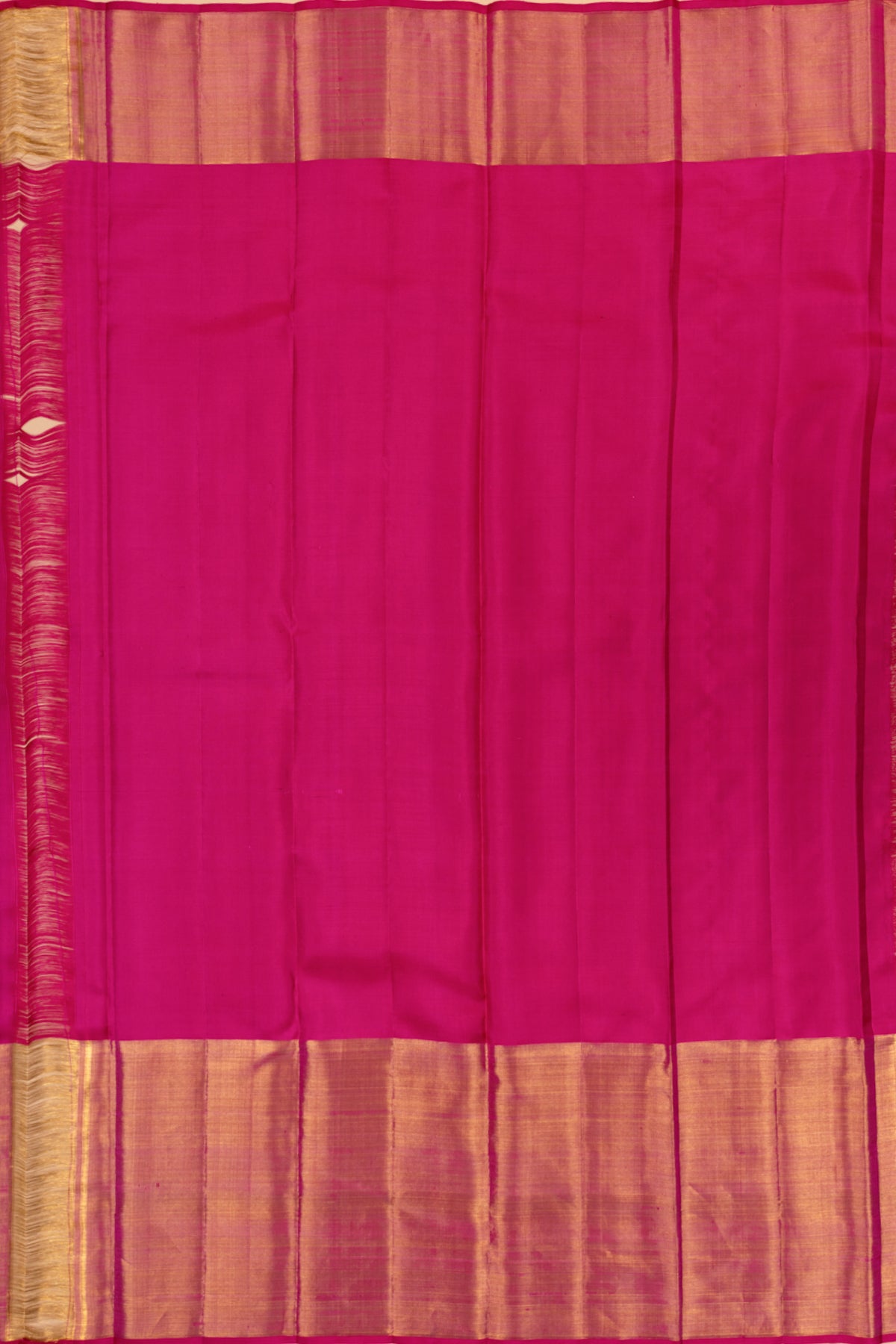 Kanchipuram Silk Brocade Pink Saree
