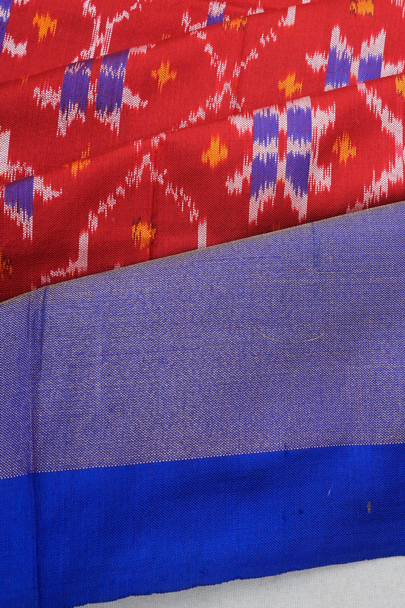 Pochampally Silk Ikat Red Dupatta