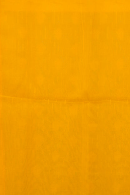 Banarasi Kora Organza Butta Yellow Saree