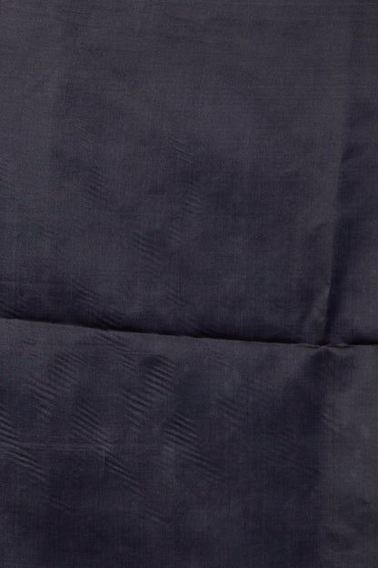 Banarasi Kora Organza Lines Black Saree