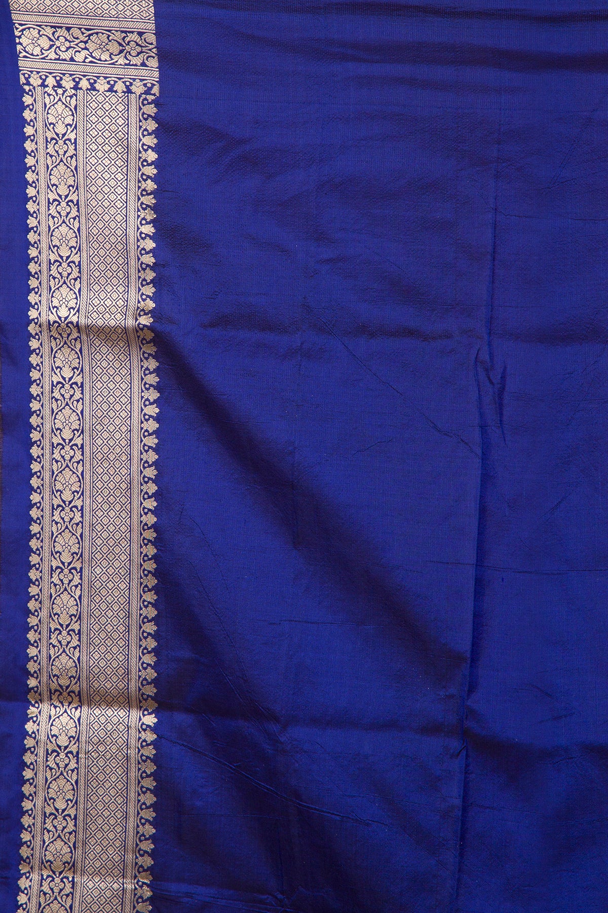 Banarasi Silk Jaal Royal Blue Saree