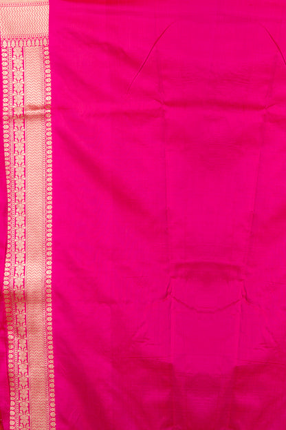 Banarasi Silk Jaal Pink Saree