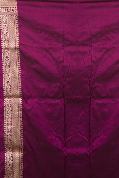 Banarasi Silk Jaal Purple Saree