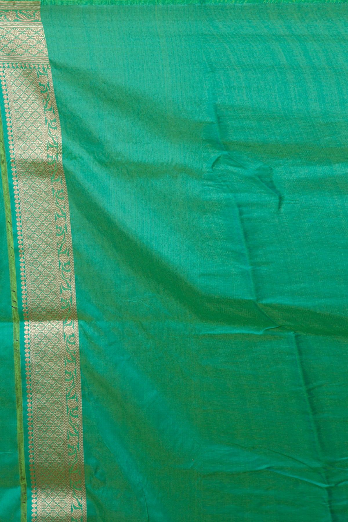 Banarasi Silk Jaal Green Saree