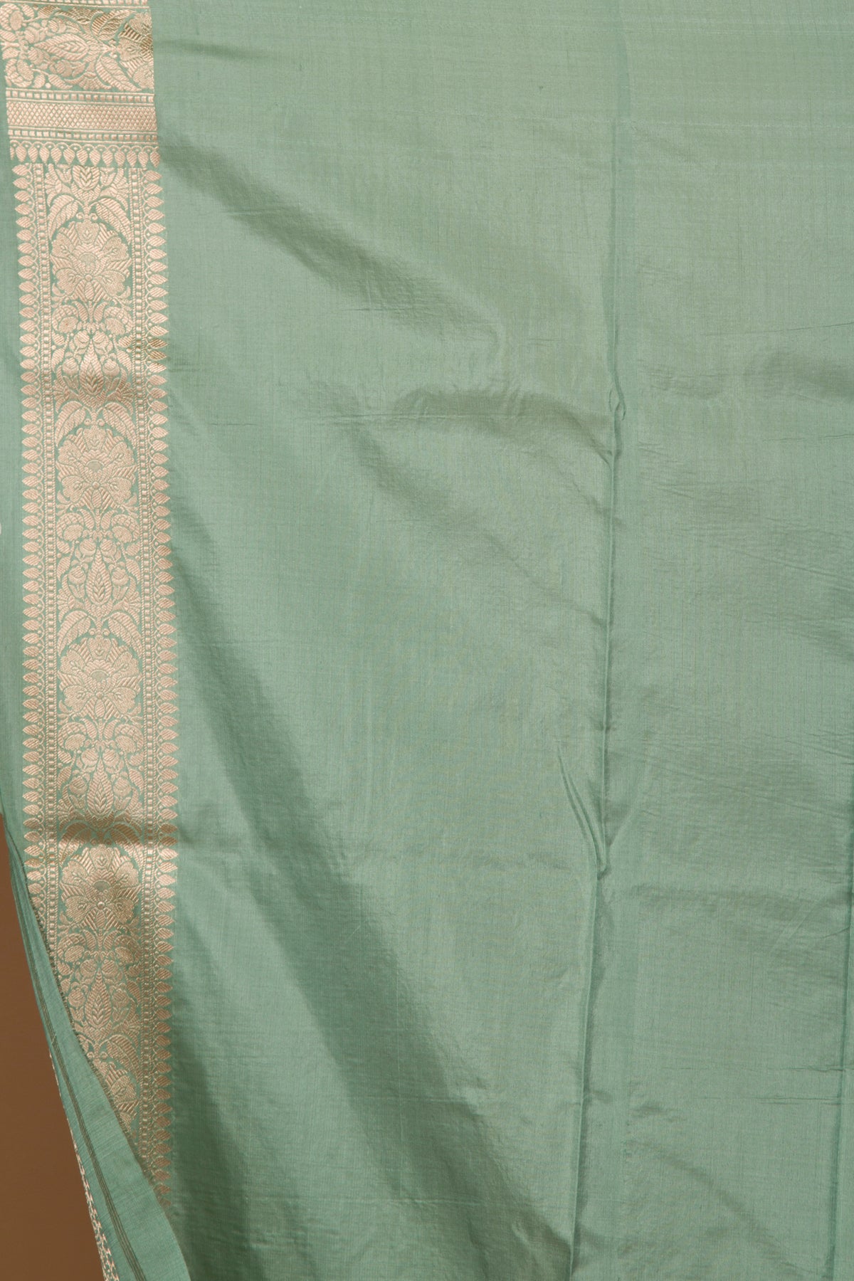 Banarasi Silk Jaal Pastel Green Saree