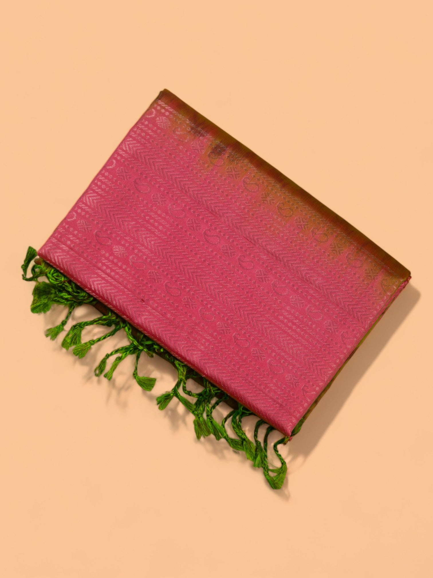 Coimbatore Soft Silk Vertical Lines Pink Saree