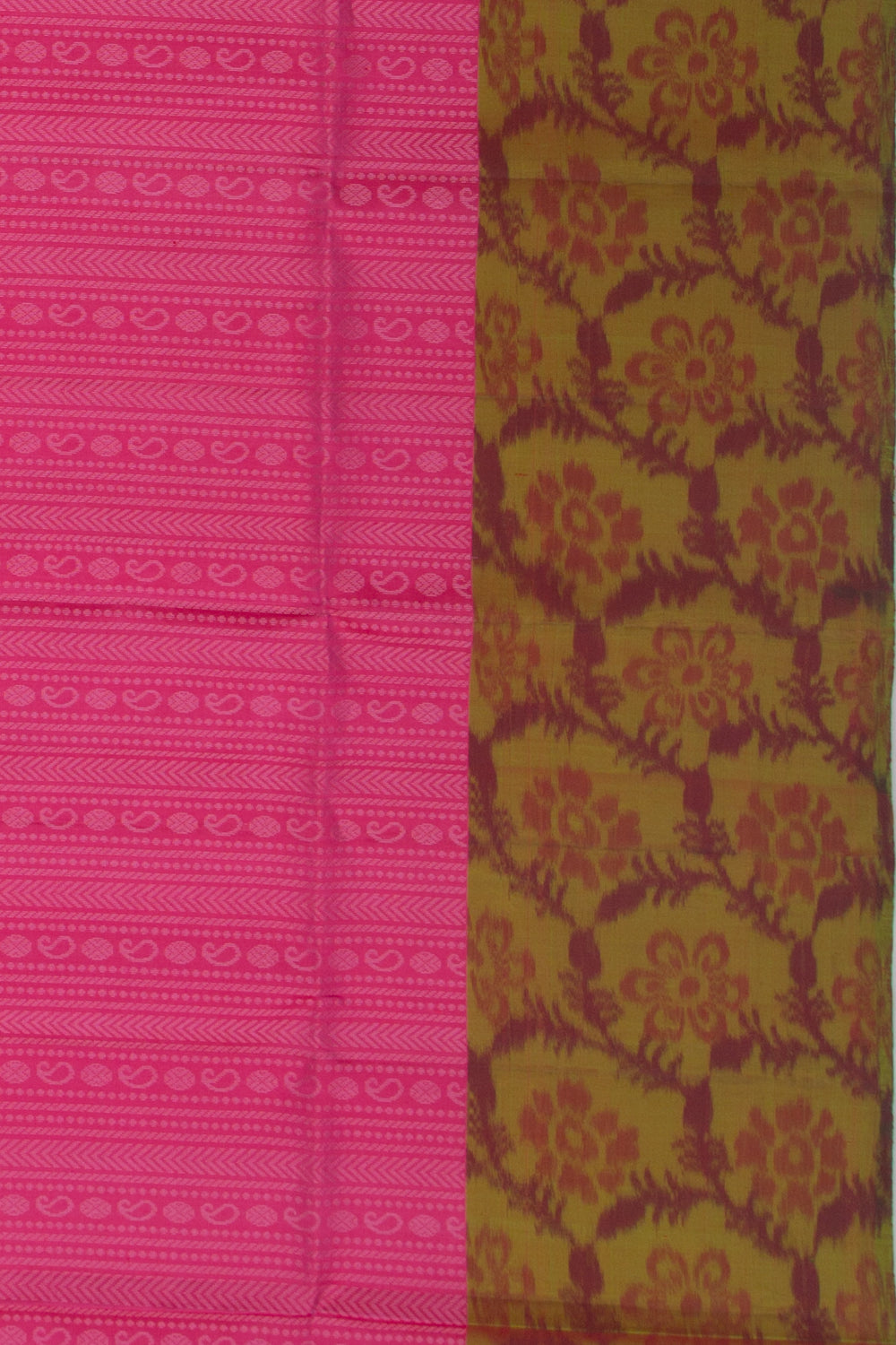 Coimbatore Soft Silk Vertical Lines Pink Saree