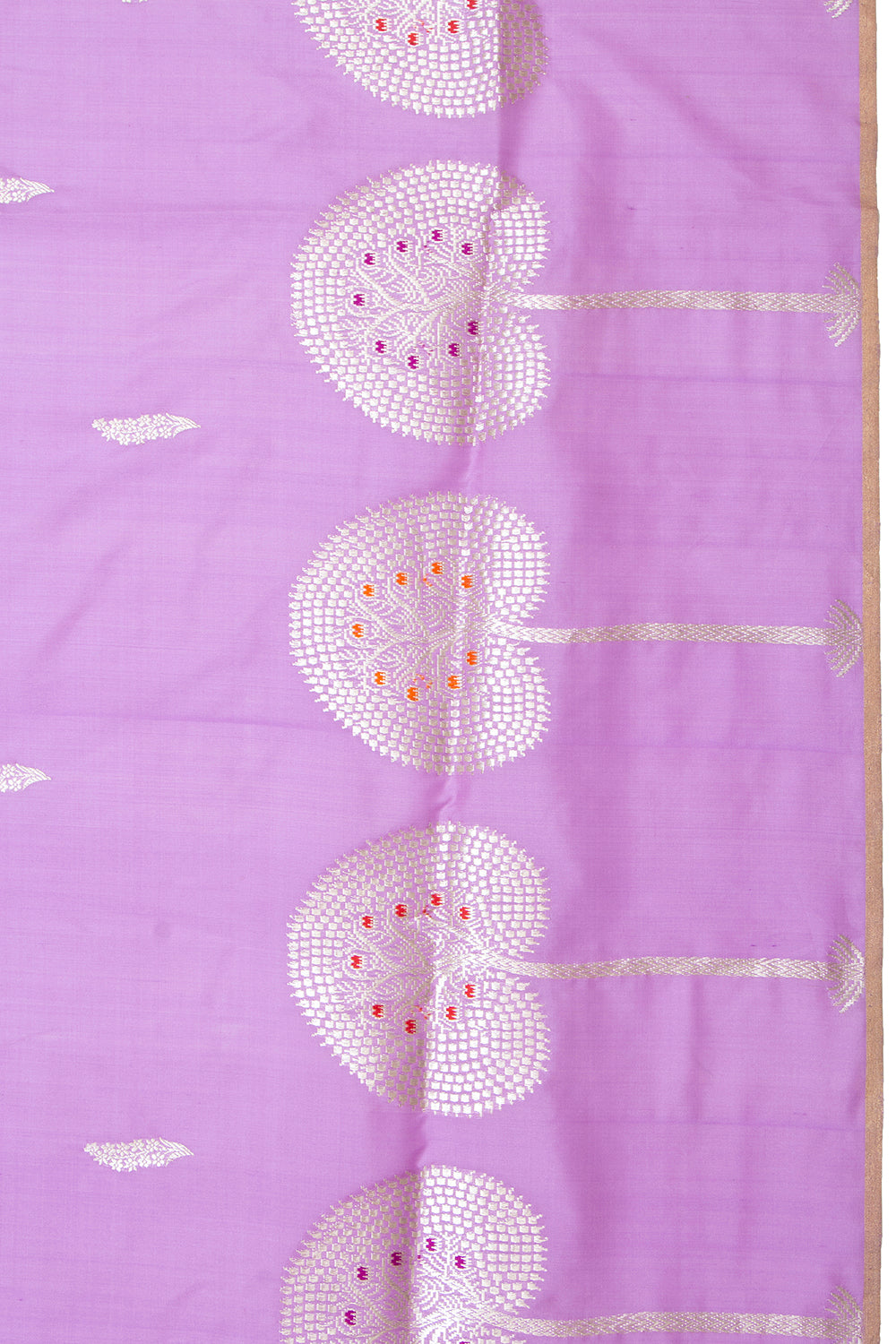 Banarasi Silk Kadwa Butta Lavender Saree