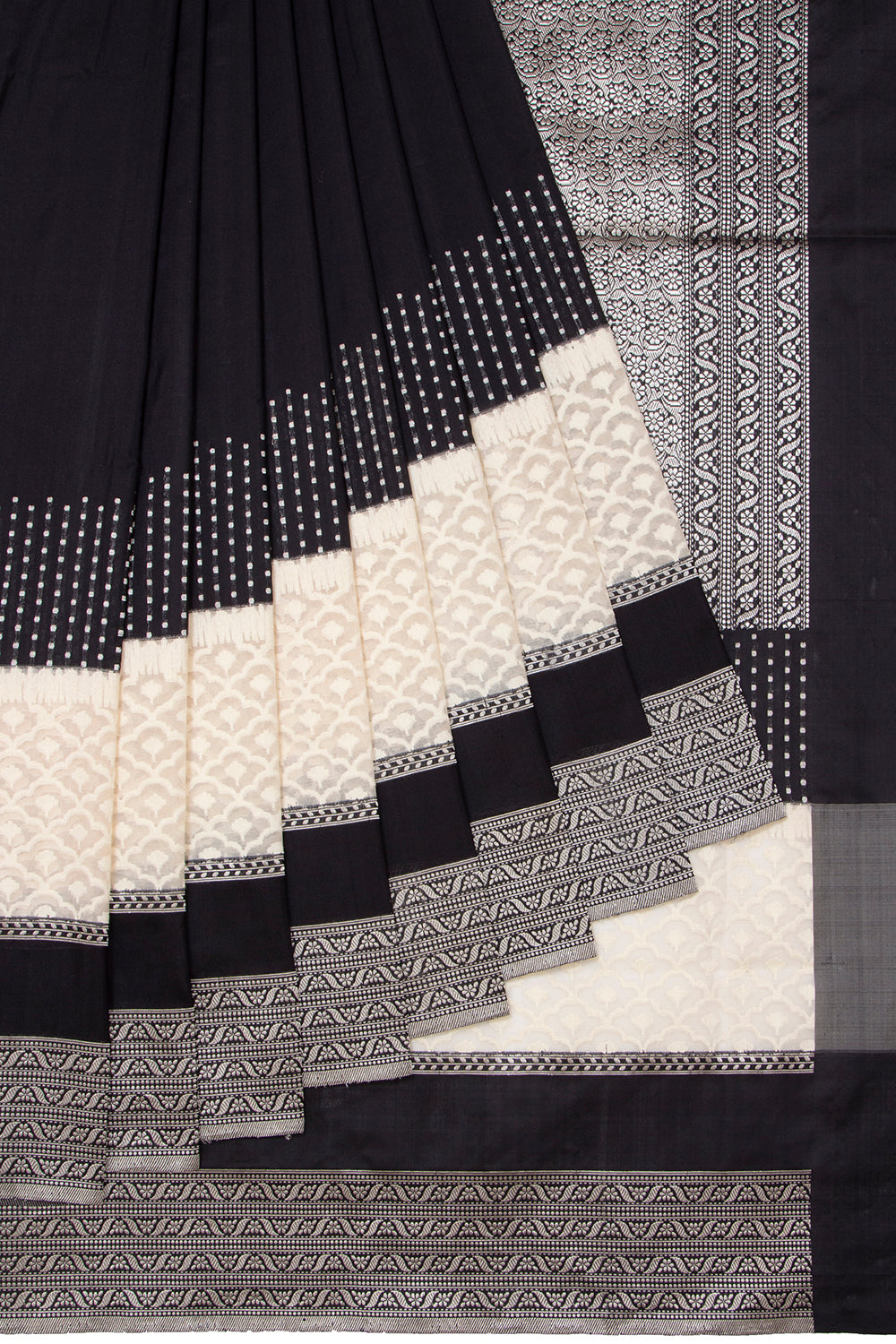 Banarasi Silk Plain Black Saree