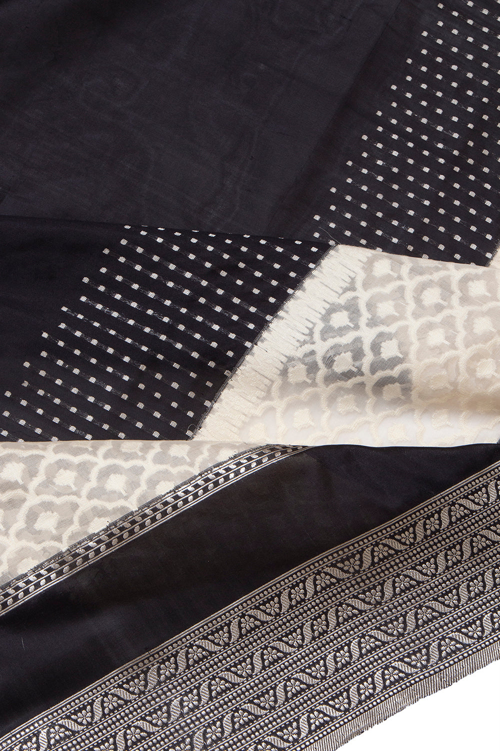 Banarasi Silk Plain Black Saree