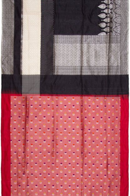 Banarasi Silk Plain Black Saree