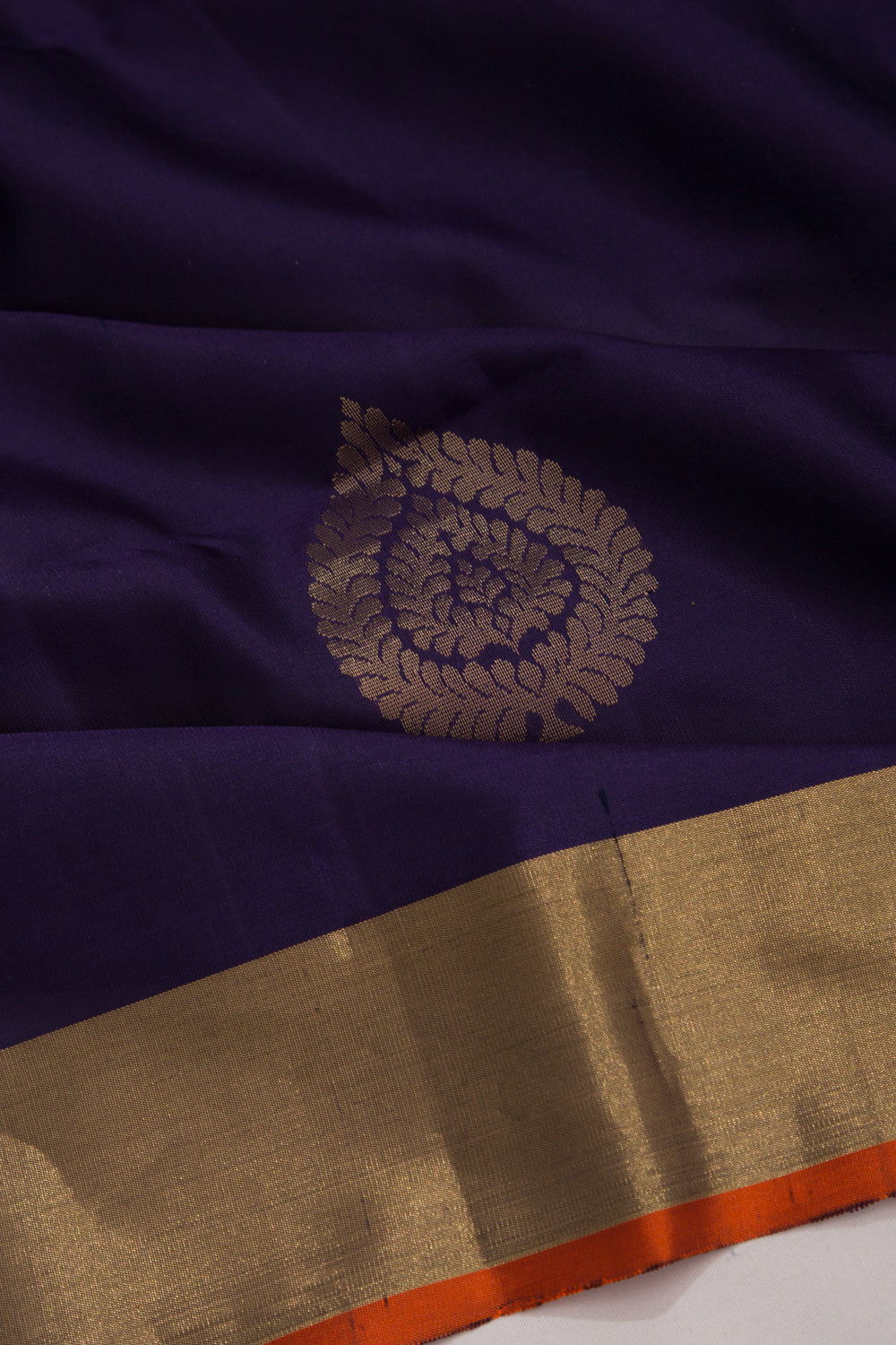 Coimbatore Soft Silk Butta Dark Blue Saree