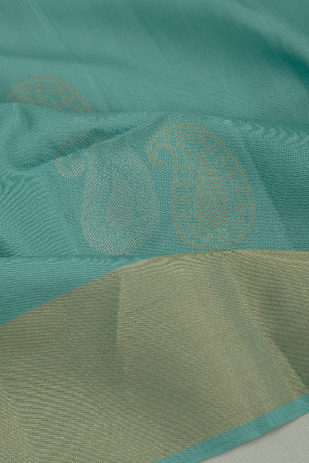 Coimbatore Soft Silk Butta Sky Blue Saree