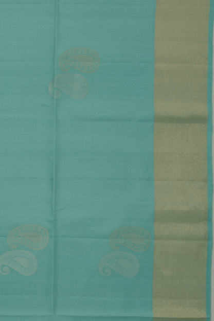 Coimbatore Soft Silk Butta Sky Blue Saree
