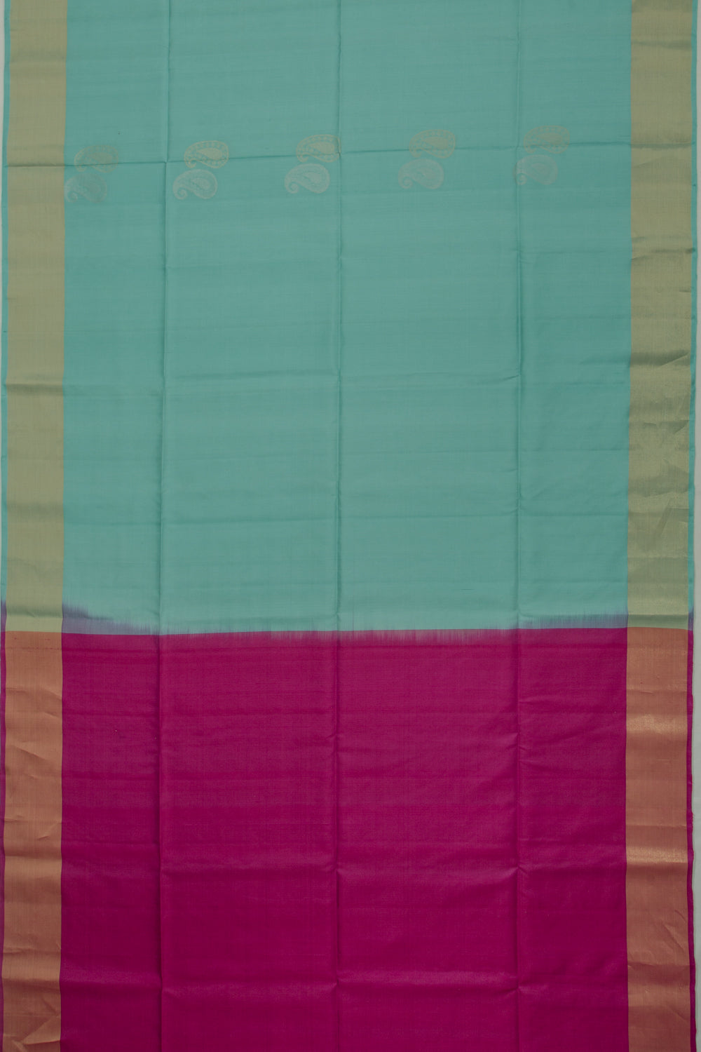 Coimbatore Soft Silk Butta Sky Blue Saree
