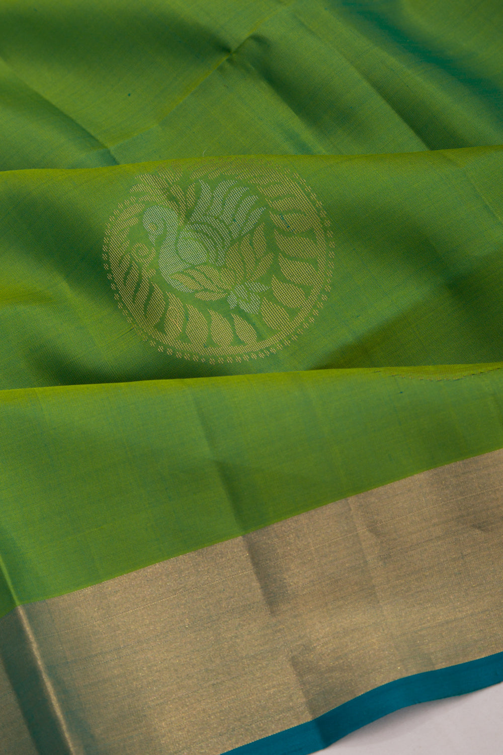Coimbatore Soft Silk Butta Green Saree