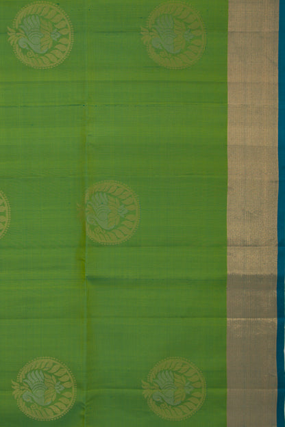 Coimbatore Soft Silk Butta Green Saree