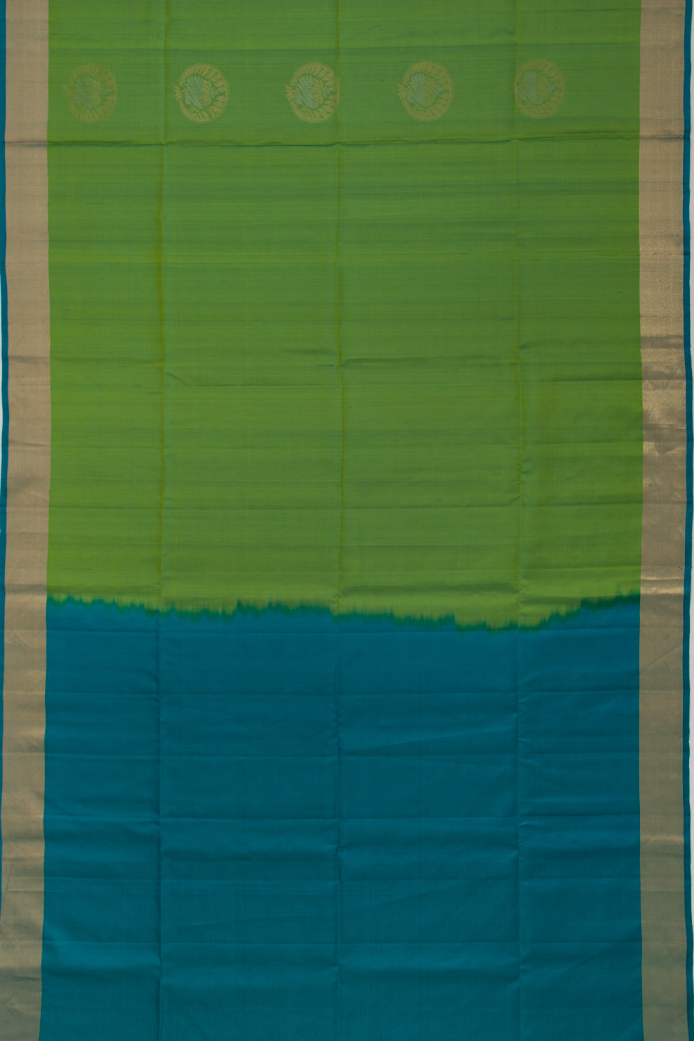 Coimbatore Soft Silk Butta Green Saree