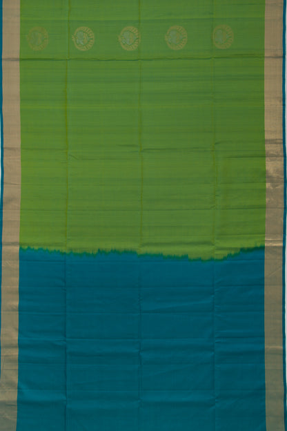Coimbatore Soft Silk Butta Green Saree