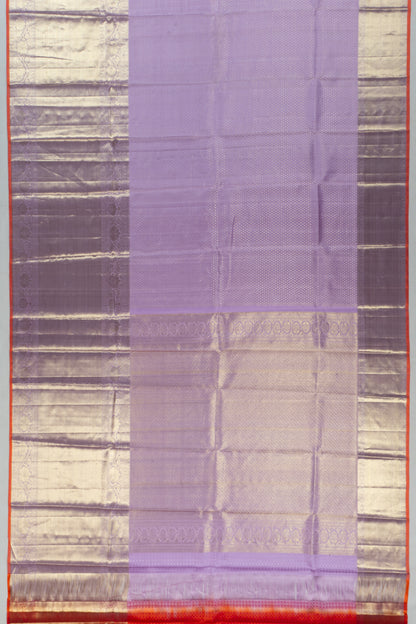 Kanchipuram Silk Brocade Lavender Saree