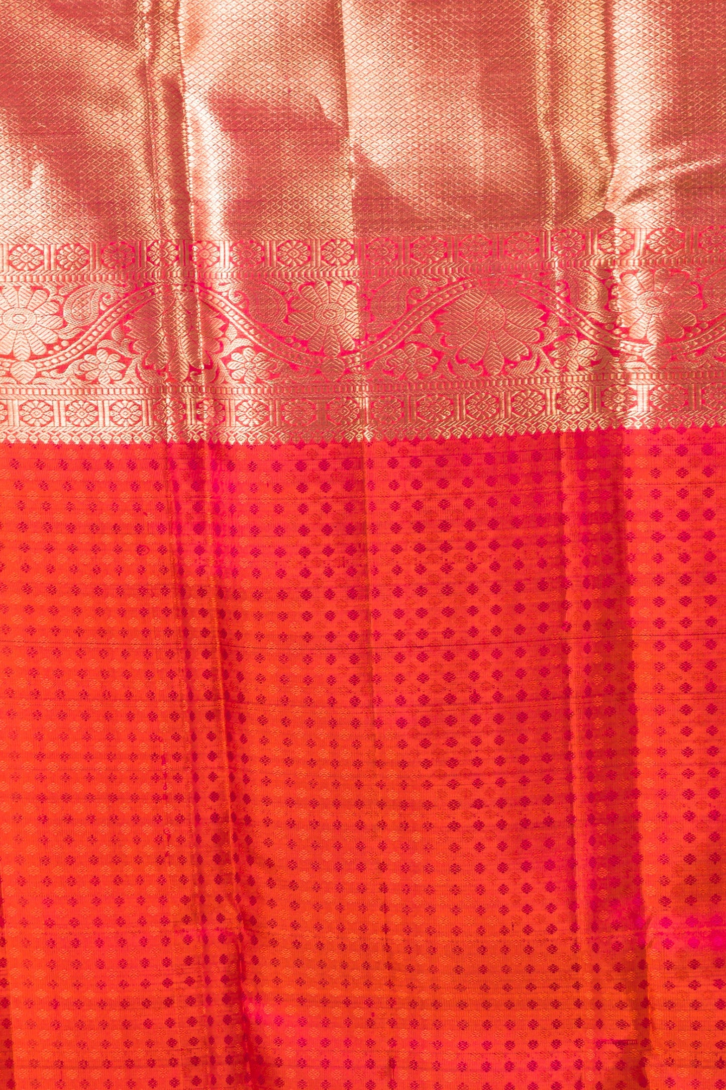 Kanchipuram Silk Brocade Violet Saree