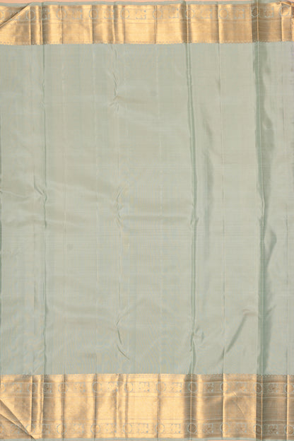 Kanchipuram Silk Jaal Pastel Blue Saree