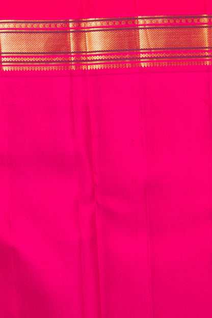 Kanchipuram Silk Checks Green Saree