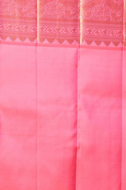 Kanchipuram Silk Butta Cream Saree