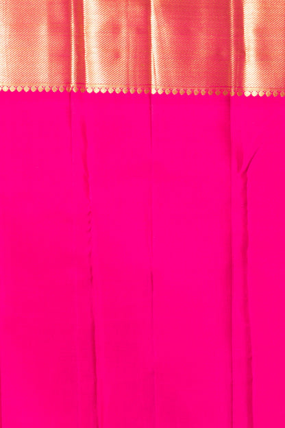 Kanchipuram Silk Checks Cream Saree