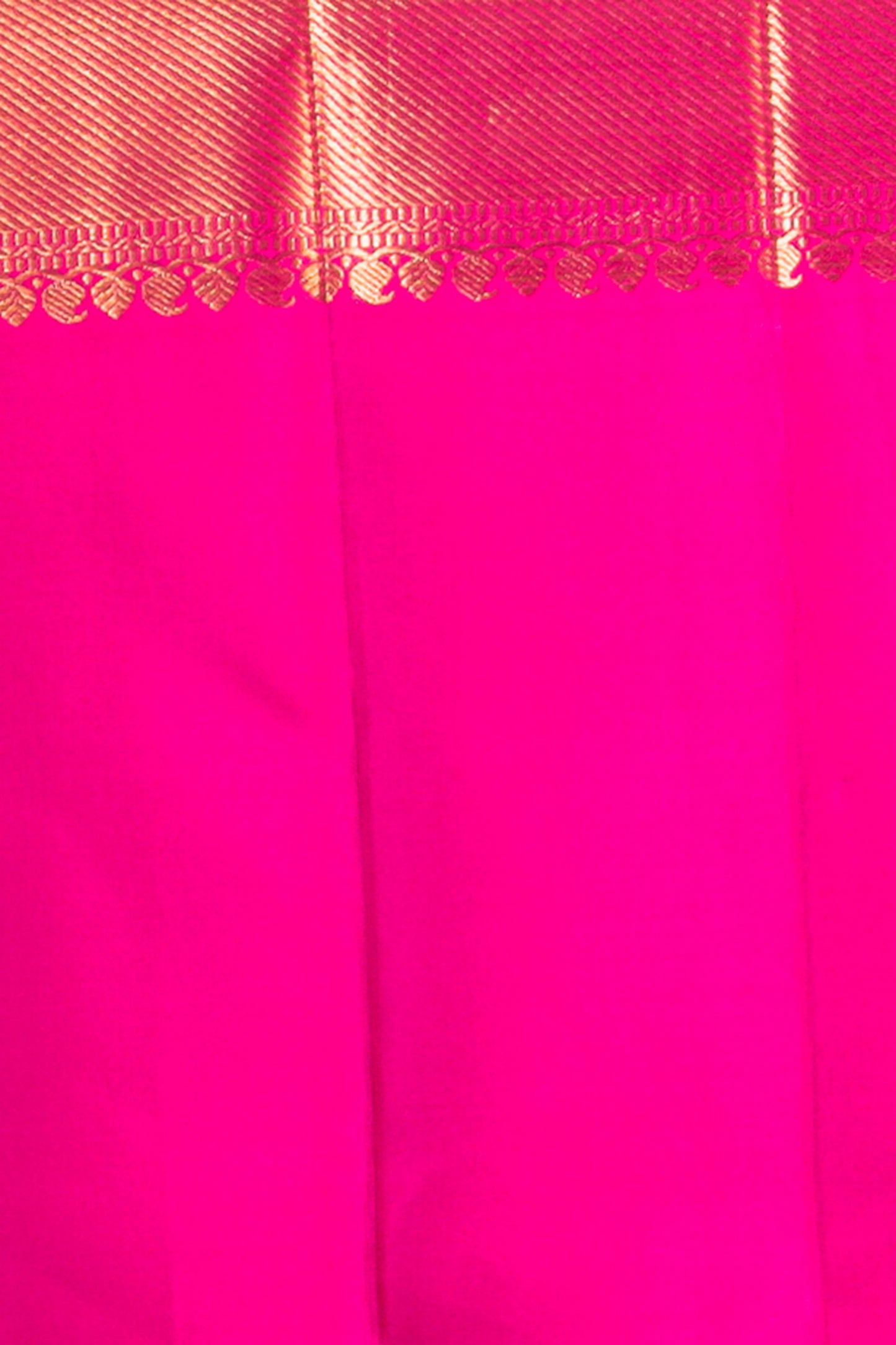 Kanchipuram Silk Jacquard And Butta Pink Saree