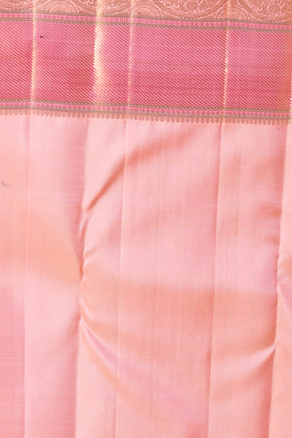Kanchipuram Silk Butta Baby Pink Saree
