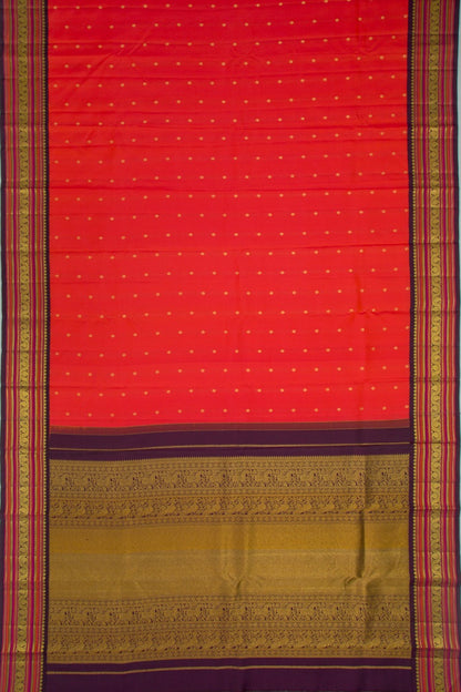 Kanchipuram Silk Butta Pink Saree