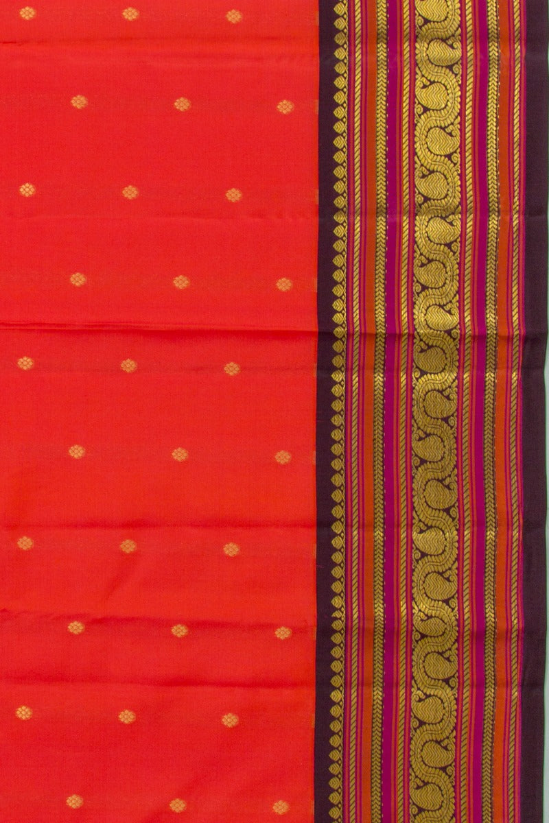 Kanchipuram Silk Butta Pink Saree