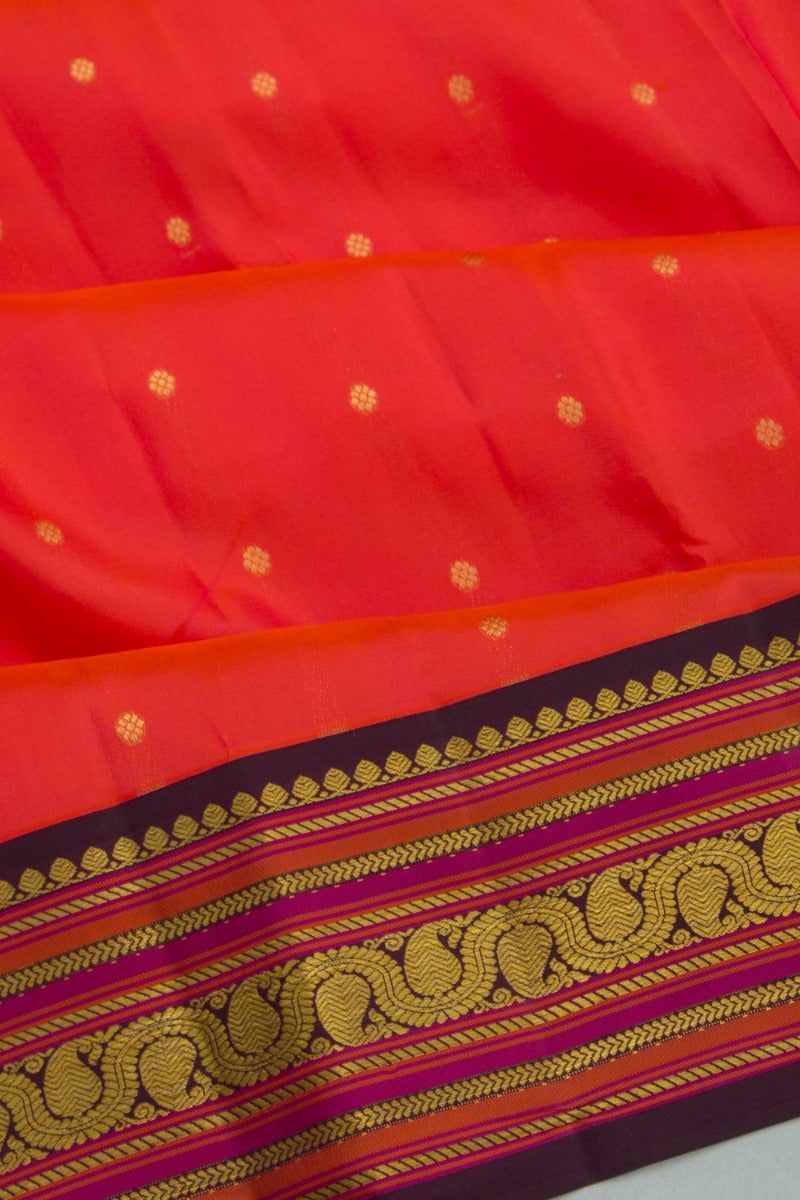 Kanchipuram Silk Butta Pink Saree