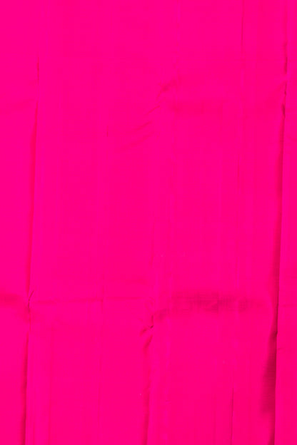 Kanchipuram Silk Brocade Violet Saree With Ganga Jamuna Border