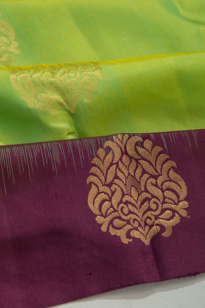 Taranga Kanchi Silk Butta Green Saree